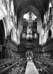 Cathedral, Choir Looking West c.1910, Ripon