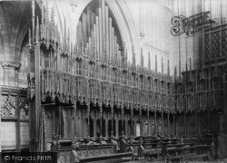 Cathedral, Choir Stalls 1895, Ripon