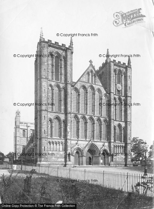 Photo of Ripon, Cathedral, North West c.1885