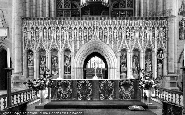 Photo of Ripon, Cathedral, The Screen c.1960