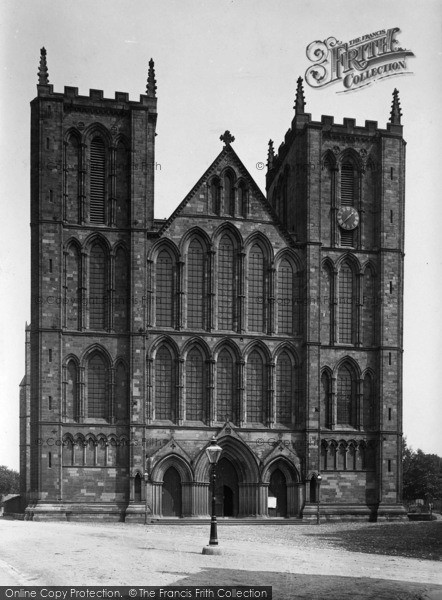 Photo of Ripon, Cathedral, West Front c.1885