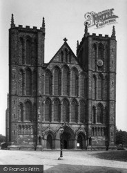 Cathedral, West Front c.1885, Ripon