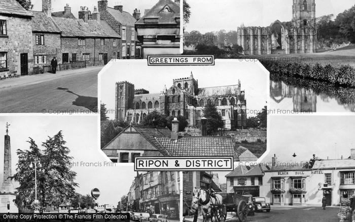 Photo of Ripon, Composite c.1955