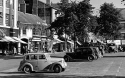 Market Place, Cars c.1950, Ripon
