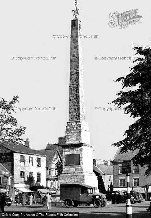 Photo of Ripon, Market Place, Obelisk c.1950