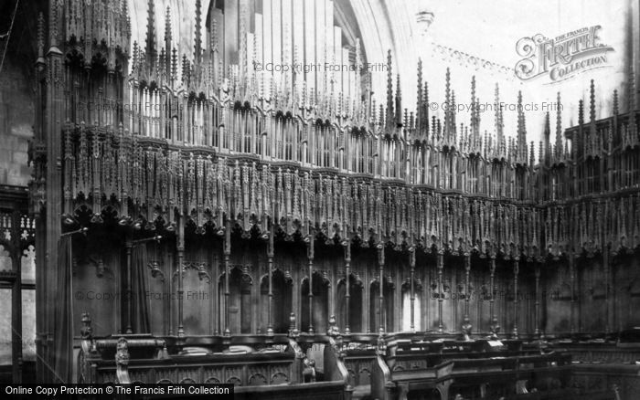 Photo of Ripon, Minster, Bishop's Throne c.1885