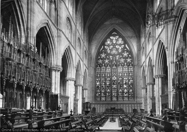 Photo of Ripon, Minster, Choir East 1895