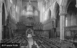 Minster, Choir West 1895, Ripon