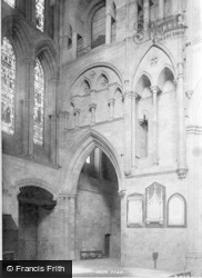 Minster, Norman Details In Transept 1895, Ripon
