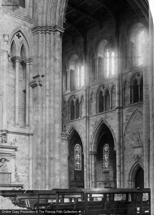 Photo of Ripon, Minster, Norman Transept 1895