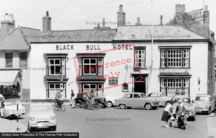 Photo of Ripon, Old Market Place, Black Bull Hotel c.1960