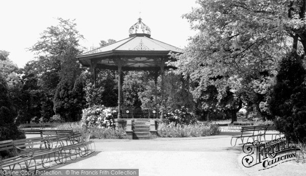 Photo of Ripon, The Bandstand, Spa Gardens c.1960