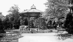 The Bandstand, Spa Gardens c.1960, Ripon