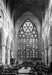 The Cathedral, Choir East c.1885, Ripon