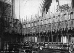 The Cathedral, Choir Stalls c.1885, Ripon