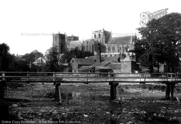 Photo of Ripon, The Cathedral From The River c.1885