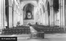 The Cathedral, Nave c.1955, Ripon