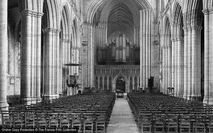 Photo of Ripon, The Cathedral, Nave East 1914