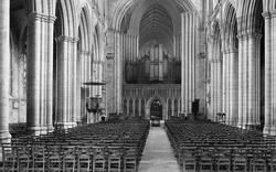 The Cathedral, Nave East 1914, Ripon