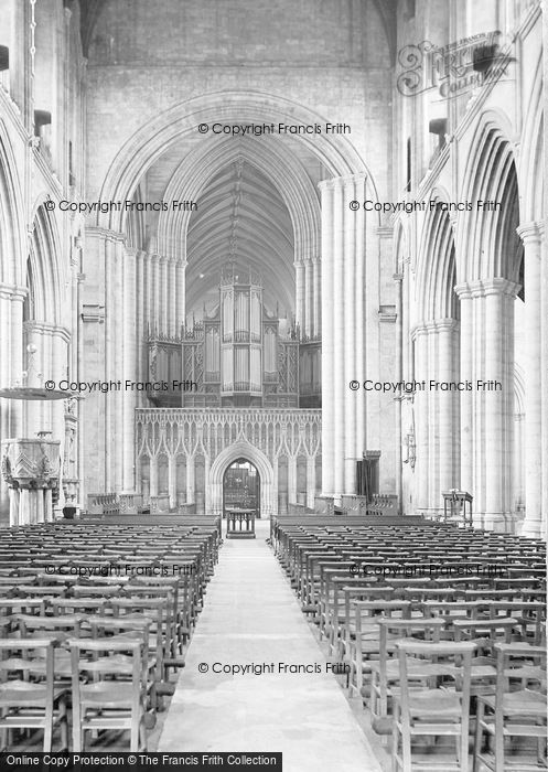 Photo of Ripon, The Cathedral, Nave East 1914