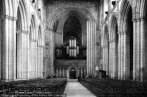 Photo of Ripon, The Cathedral, Nave East c.1885
