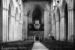 The Cathedral, Nave East c.1885, Ripon