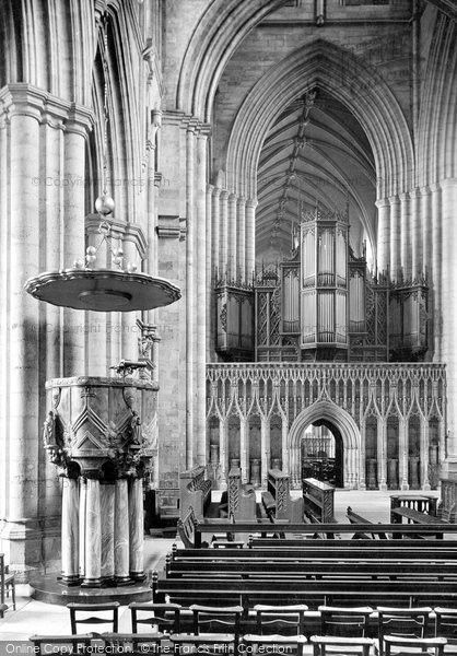 Photo of Ripon, The Cathedral, Pulpit And Screen 1914