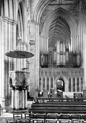 The Cathedral, Pulpit And Screen 1914, Ripon