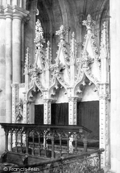The Cathedral, Sedilia In Choir c.1885, Ripon