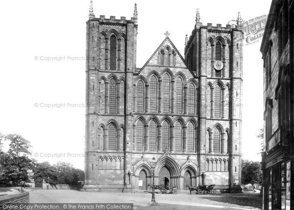 Photo of Ripon, The Cathedral, West Front 1895