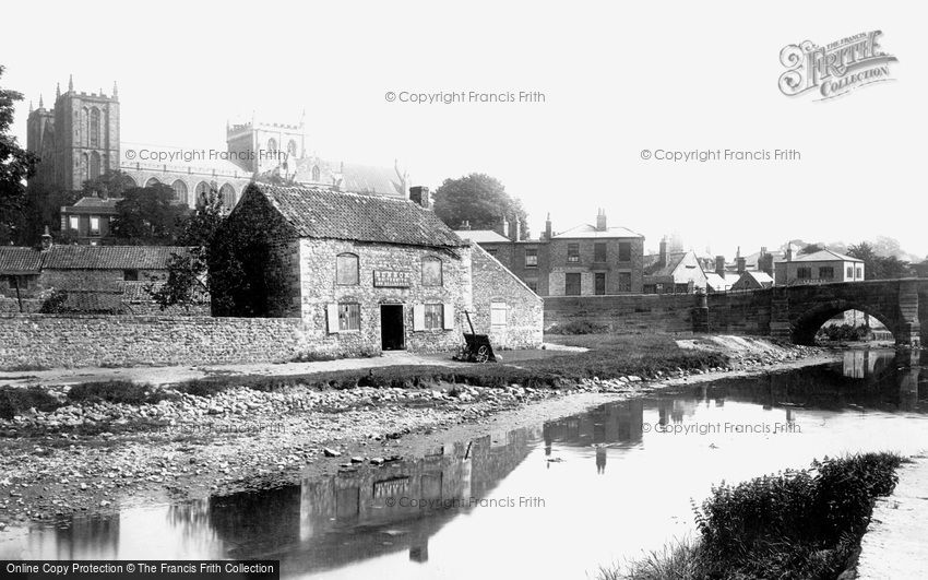 Ripon, the Minster and the Bridge c1885