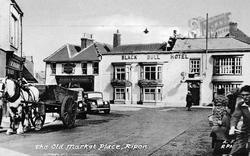 The Old Market Place c.1950, Ripon