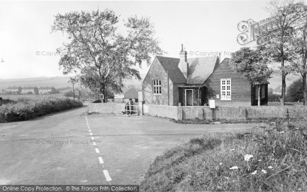 Photo of Ripple, The School And Cross Roads c.1955