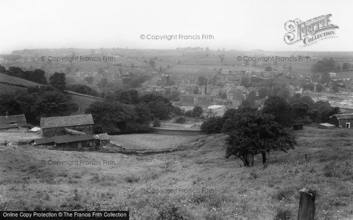 Photo of Ripponden, View From The Bank c.1965