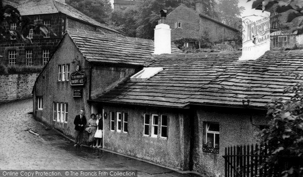 Photo of Ripponden, Ye Old Bridge Inn c.1955