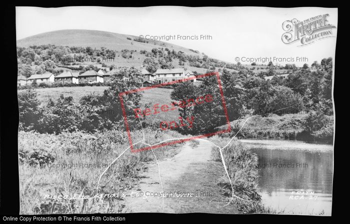 Photo of Risca, Canal And Twmbarlwm c.1955