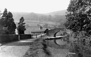 Risca, Canal Bridge and Moriah Hill c1955