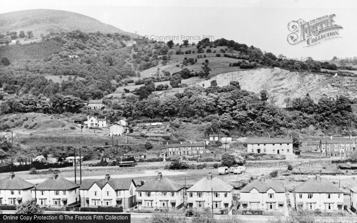Photo of Risca, Crescent Road And Twmbarlwm c.1955