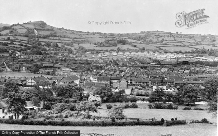 Photo of Risca, General View From The Graig c.1955