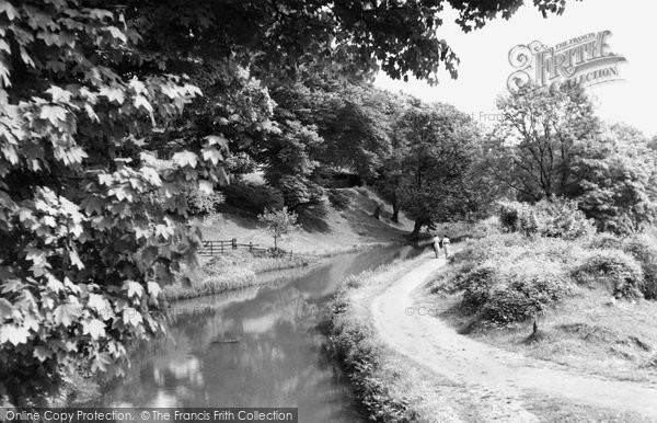 Photo of Risca, The Canal From Darran Bridge c.1955