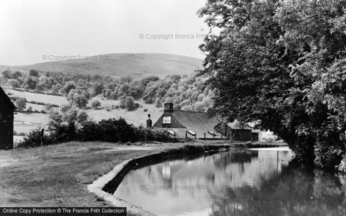 Photo of Risca, View From The Canal Bank c.1955