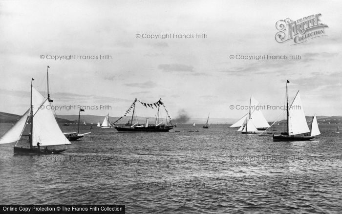 Photo of River Clyde, Yachts On The Clyde 1897