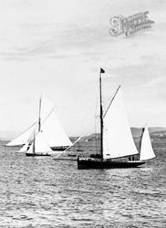 Yachts On The River Clyde 1897, River Clyde
