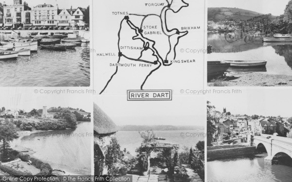 Photo of River Dart, Composite c.1960