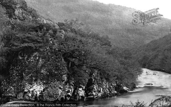 Photo of River Dart, Holne Chase, Lover's Leap c.1871