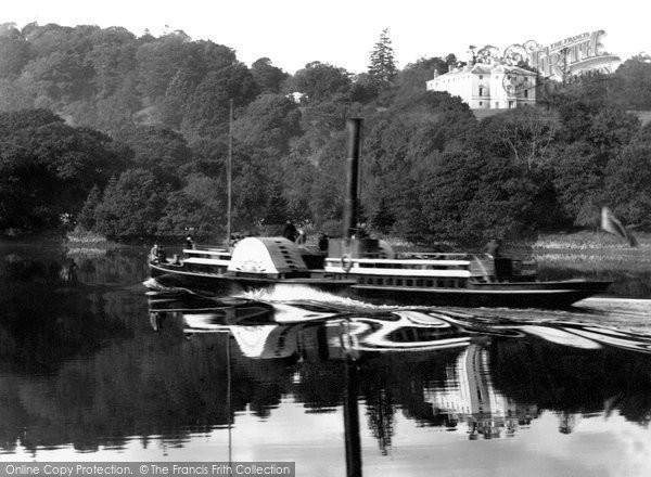 Photo of River Dart, Paddle Steamer 1889