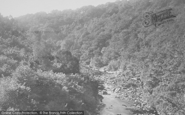 Photo of River Dart, View From Lover's Leap 1890