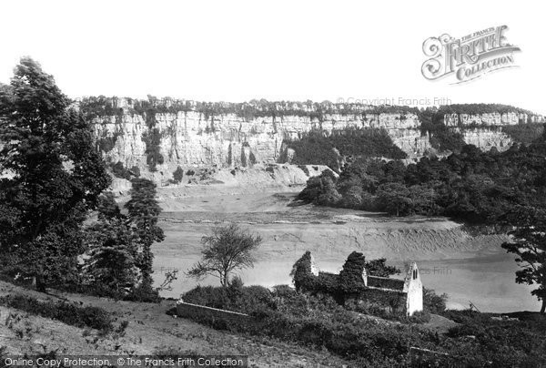 Photo of River Wye, Llancaut Crags 1893