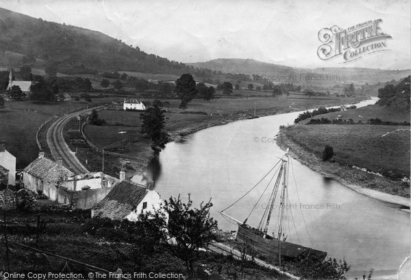 Photo of River Wye, Near Begswear c.1878