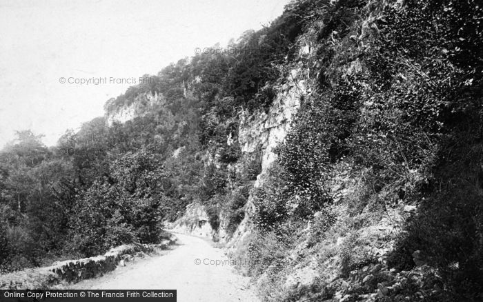 Photo of River Wye, Road Near Wyndcliff 1893